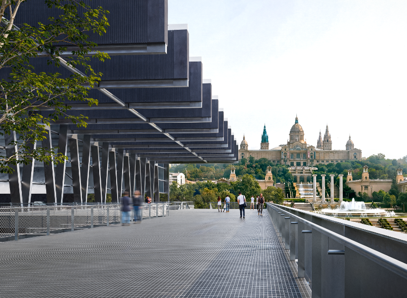 Render de cómo será el palacio multifuncional